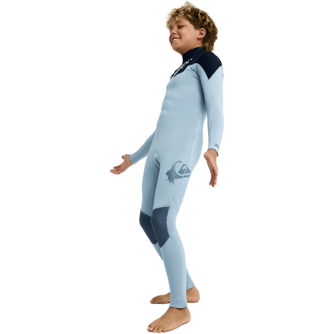 2026 Quiksilver Junior Young Guns 4/3mm Chest Zip Wetsuit EQBW103130 - Quarry